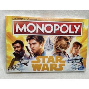 Star Wars Han Solo Monopoly Board Game by USAopoly SEALED